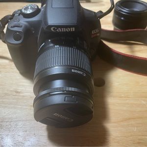 Canon rebel t7 w/ 50mm, 24mm, and 18-55mm lenses